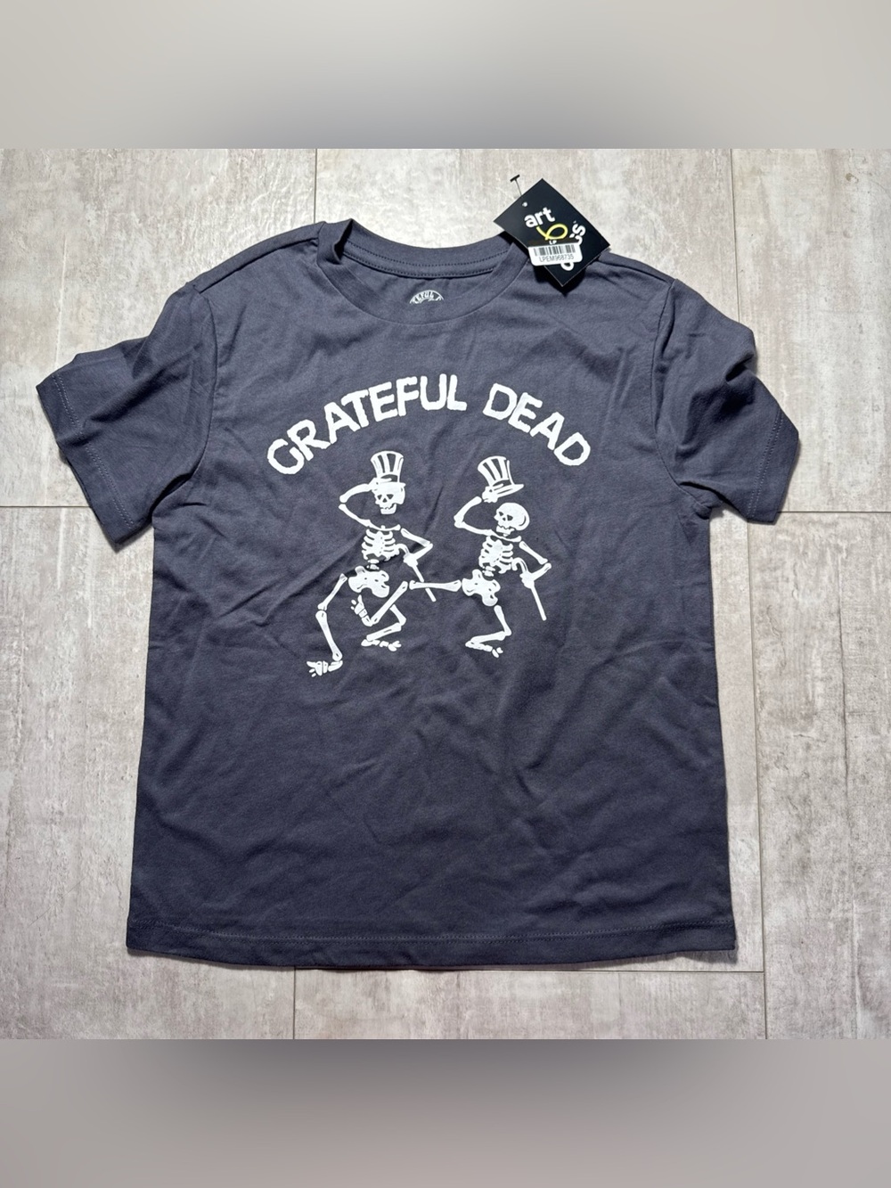 art class Navy Grateful Dead Skeleton Tee